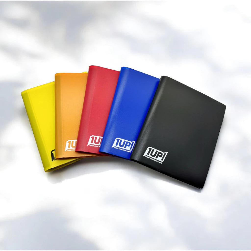 1UP 4-Pocket Strap Binder- Yellow