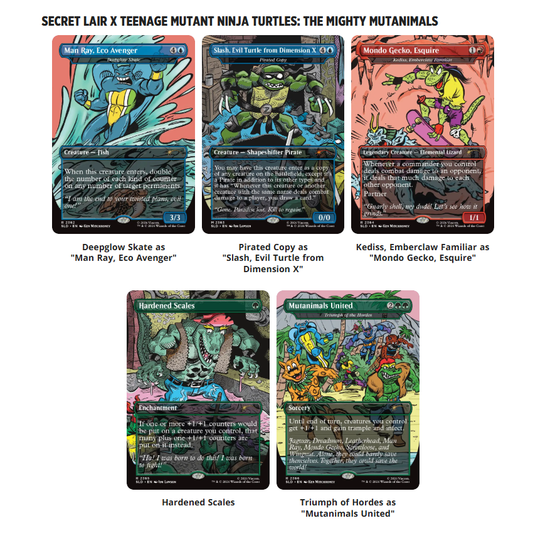 Secret Lair x Teenage Mutant Ninja Turtles: The Mighty Mutanimals