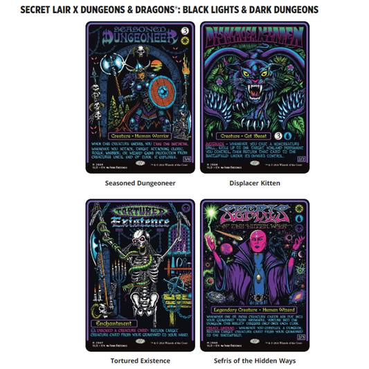 Secret Lair x Dungeons & Dragons®: Black Lights & Dark Dungeons
