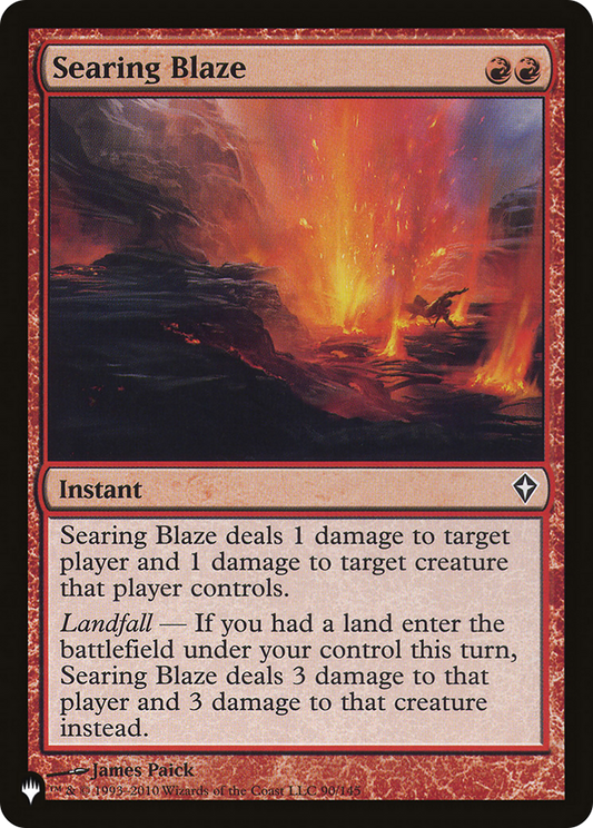 Searing Blaze (PLST) #WWK-90 [EN/N]