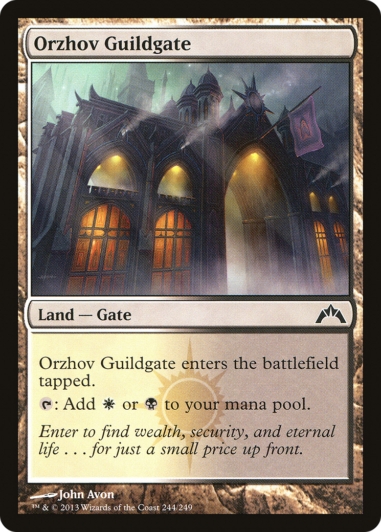 Orzhov Guildgate (GTC) #244 [EN/N]