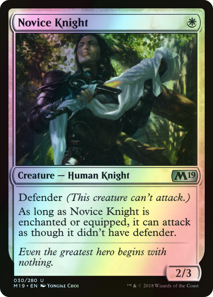 Novice Knight (M19) #30 [EN/F]