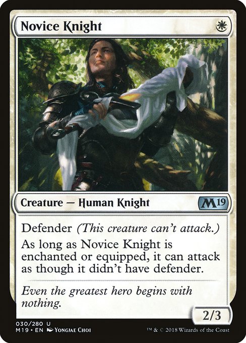 Novice Knight (M19) #30 [EN/N]