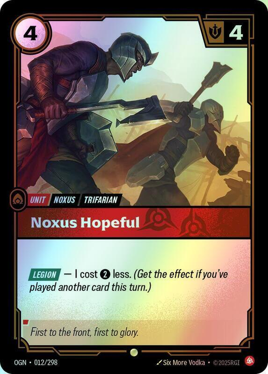 Noxus Hopeful (OGN) #012 [EN/F]