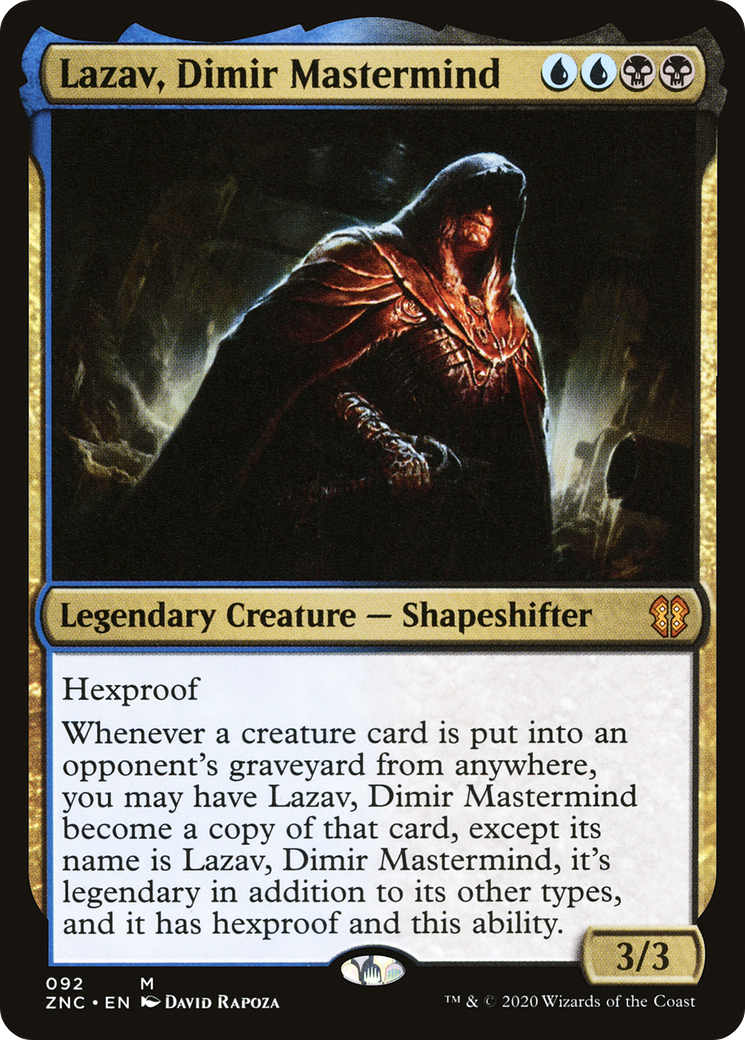 Lazav, Dimir Mastermind (ZNC) #92 [EN/N] s/o