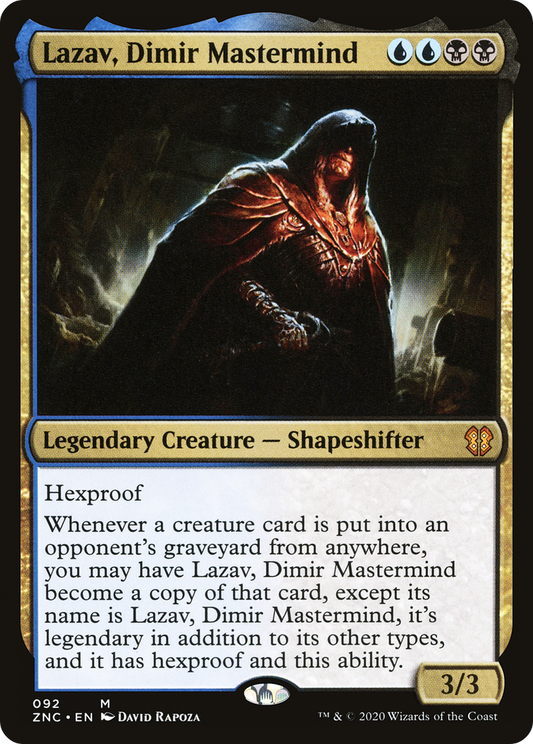 Lazav, Dimir Mastermind (ZNC) #92 [EN/N] s/o