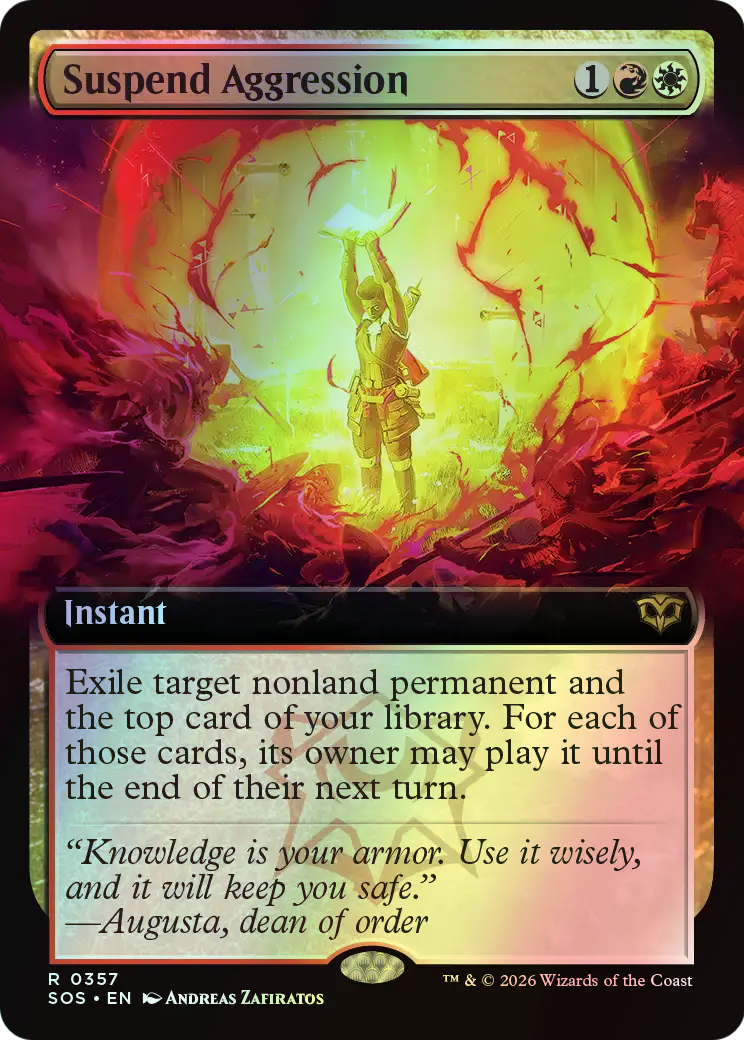 Suspend Aggression (SOS) #357 [EN/F]