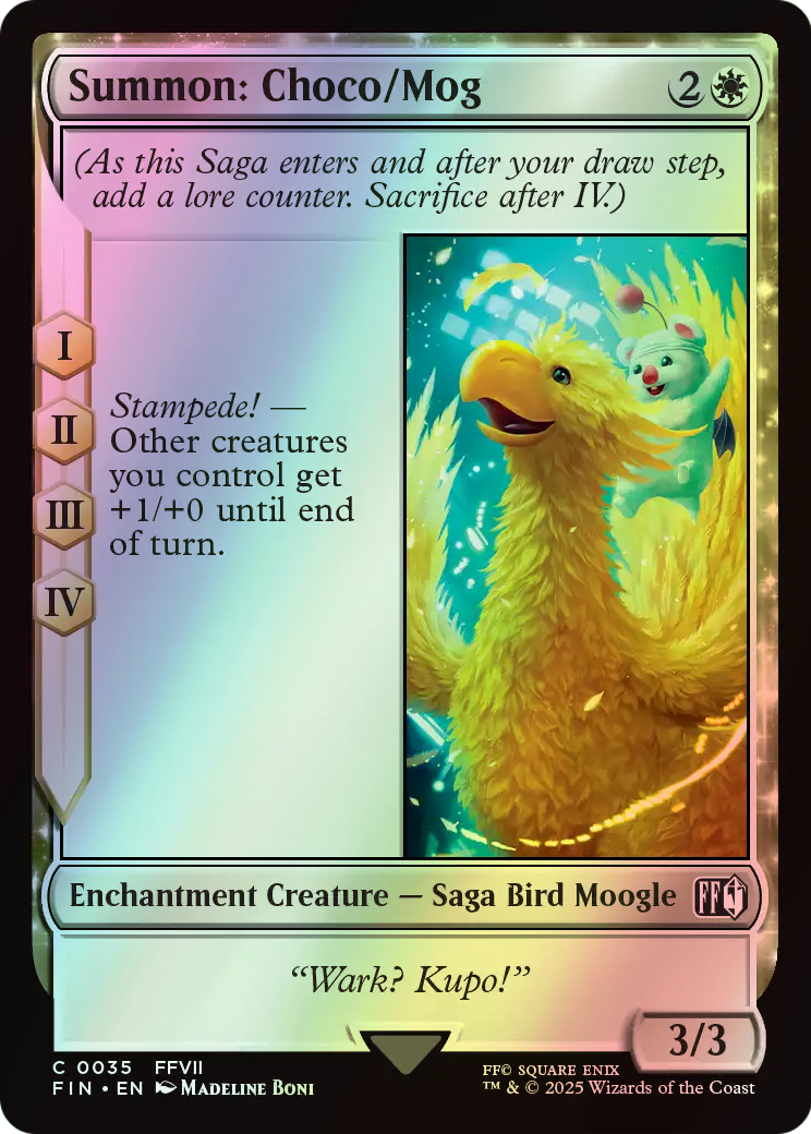 Summon: Choco/Mog (FIN) #35 [EN/F] s/o