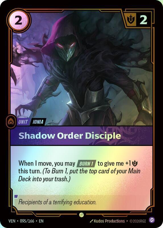 Shadow Order Disciple (VEN) #095 [EN/F]