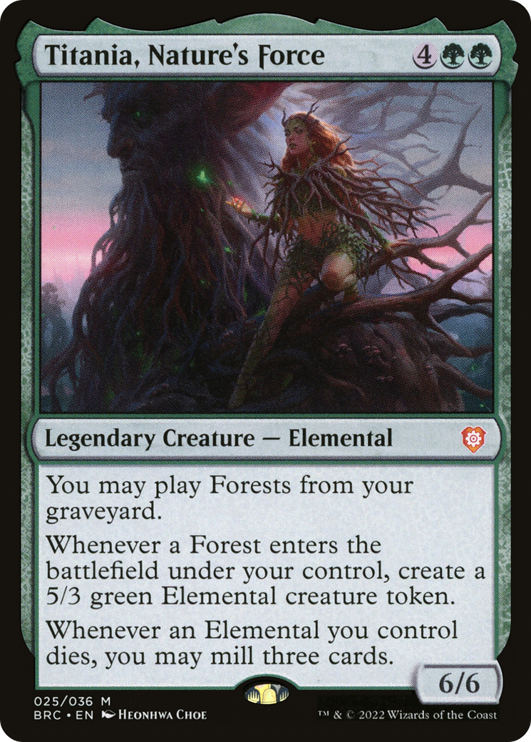 Titania, Nature's Force (BRC) #25 [EN/N]