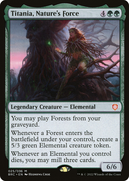 Titania, Nature's Force (BRC) #25 [EN/N]