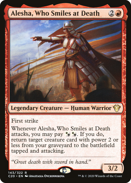 Alesha, Who Smiles at Death (C20) #143 [EN/N]