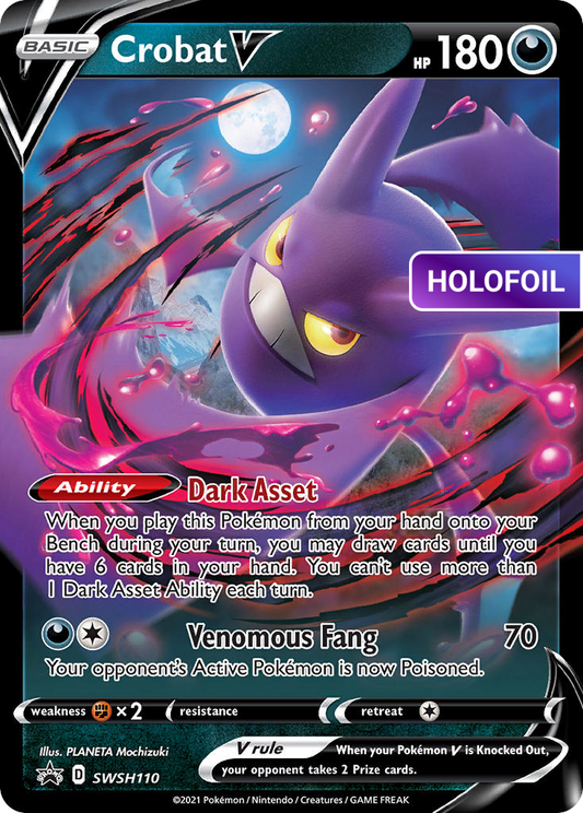 Crobat V (PR-SW) #SWSH110 [EN/H]