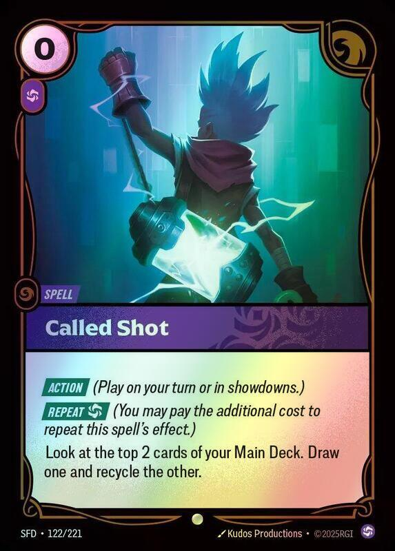 Called Shot (SFD) #122 [EN/F]