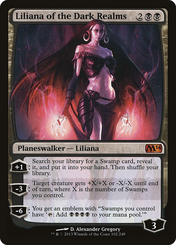 Liliana of the Dark Realms (M14) #102 [EN/N]