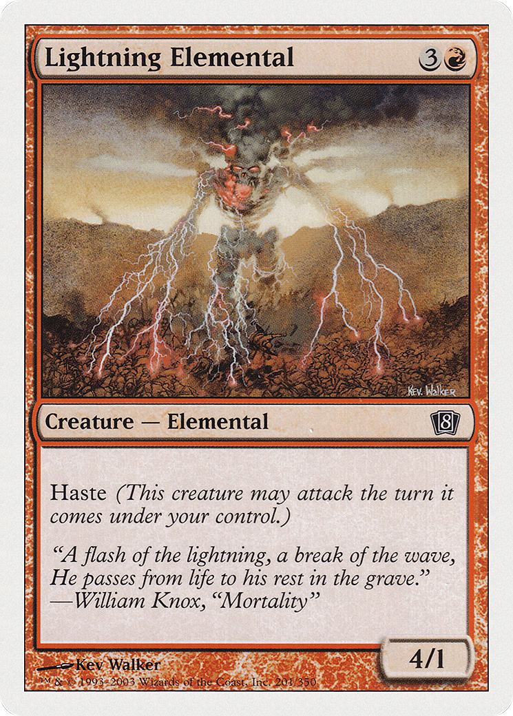 Lightning Elemental (8ED) #201 [EN/N]