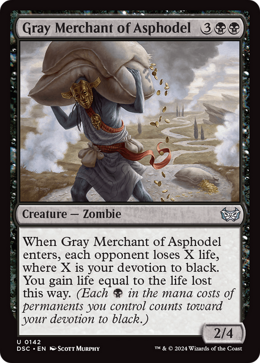 Gray Merchant of Asphodel (DSC) #142 [EN/N] s/o