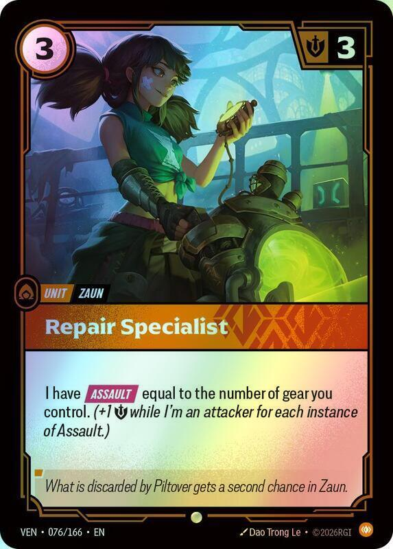 Repair Specialist (VEN) #076 [EN/F]