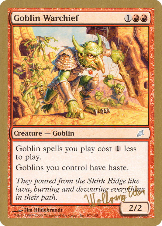 Goblin Warchief (WC03) #we97 [EN/N] s/o