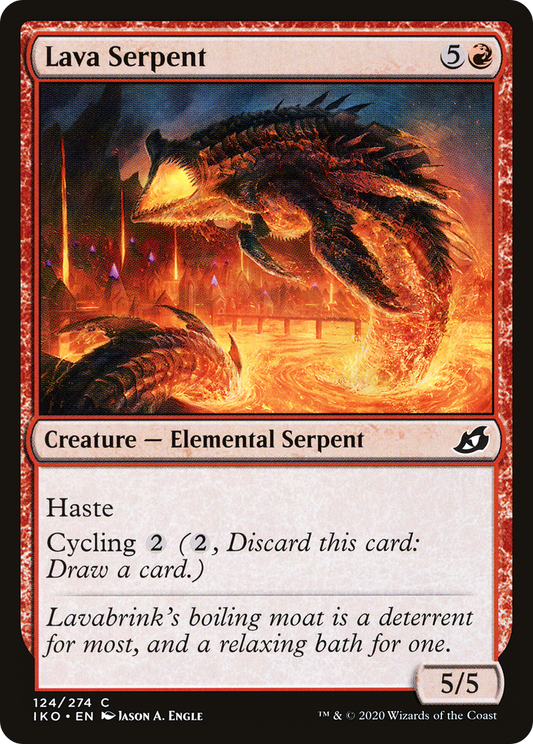 Lava Serpent (IKO) #124 [EN/N]