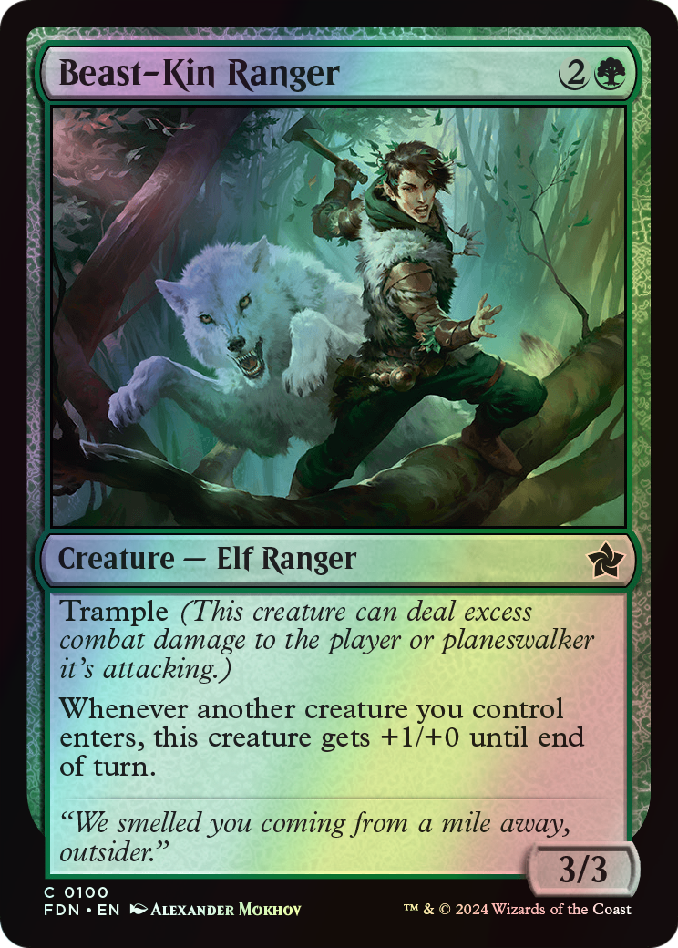 Beast-Kin Ranger (FDN) #100 [EN/F] s/o