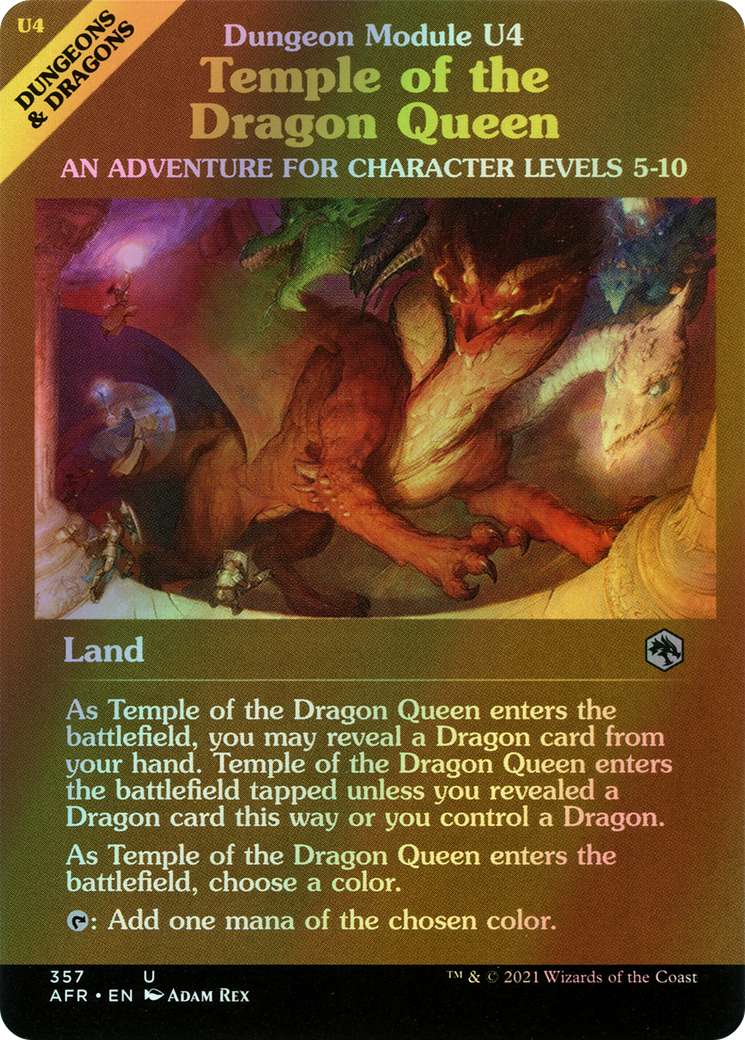 Temple of the Dragon Queen (AFR) #357 [EN/F] s/o