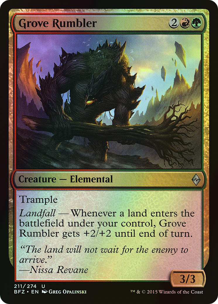 Grove Rumbler (BFZ) #211 [EN/F]