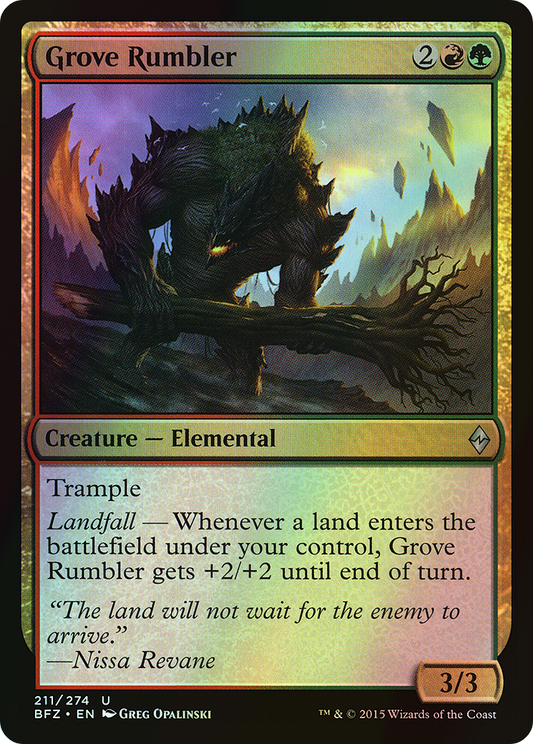 Grove Rumbler (BFZ) #211 [EN/F]