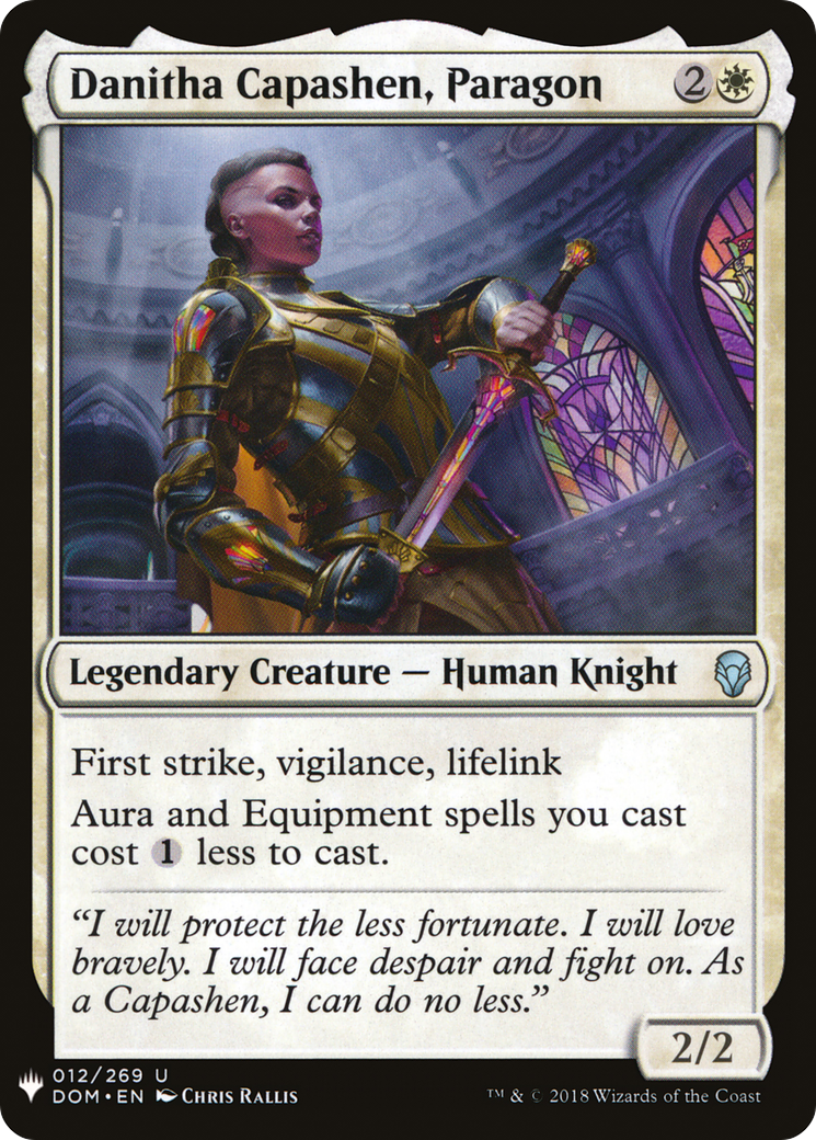 Danitha Capashen, Paragon (PLST) #DOM-12 [EN/N] s/o