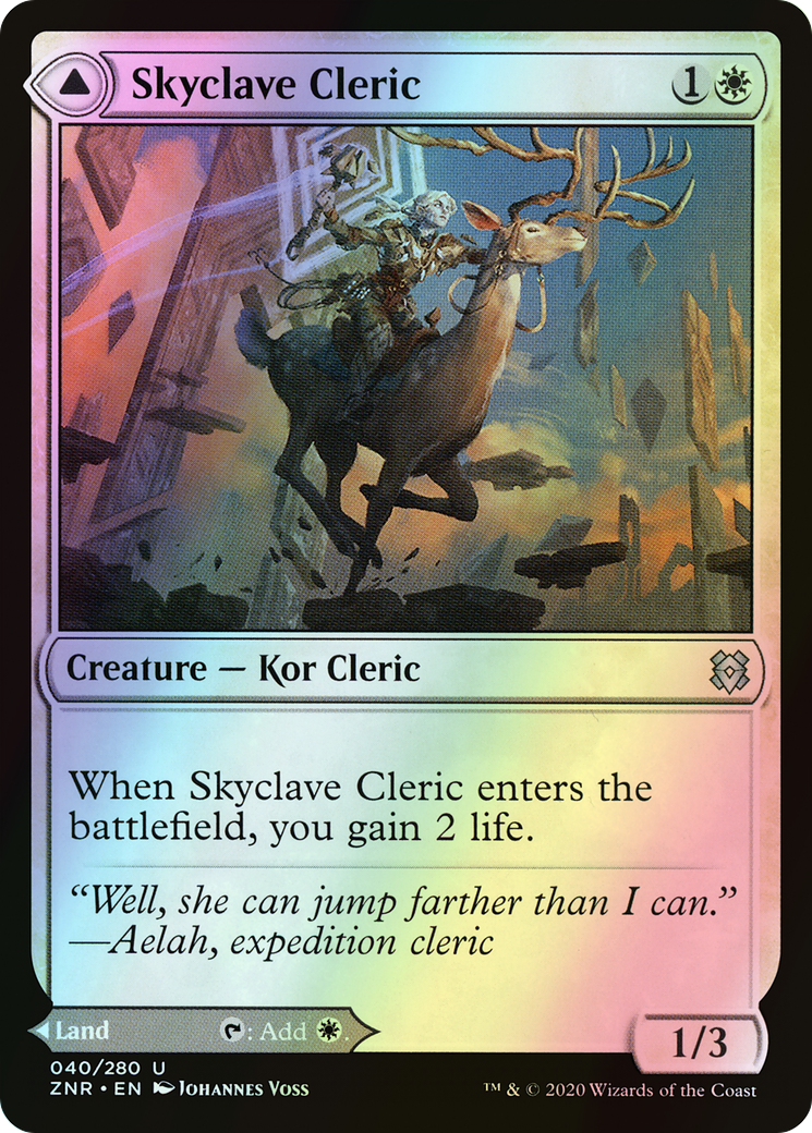 Skyclave Cleric // Skyclave Basilica (ZNR) #40 [EN/F]