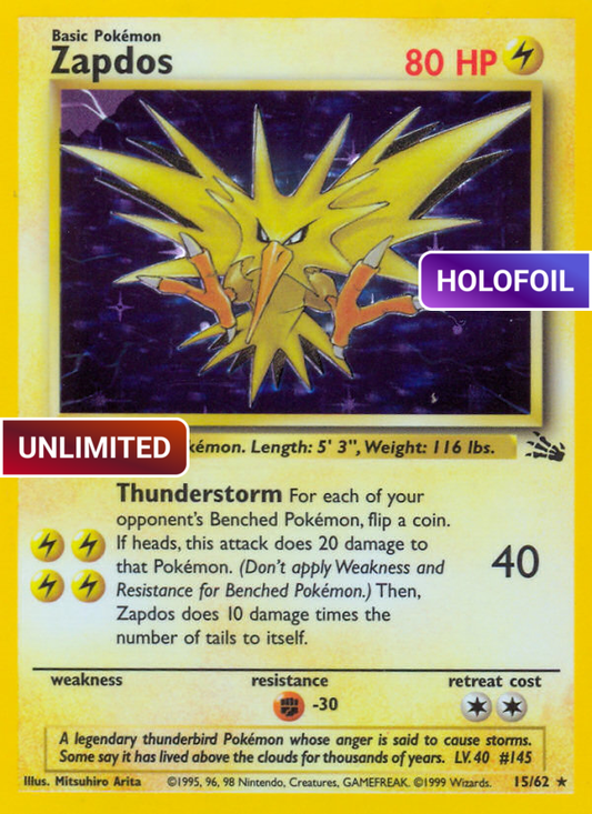 Zapdos (15) (FO) #15 [EN/UH]