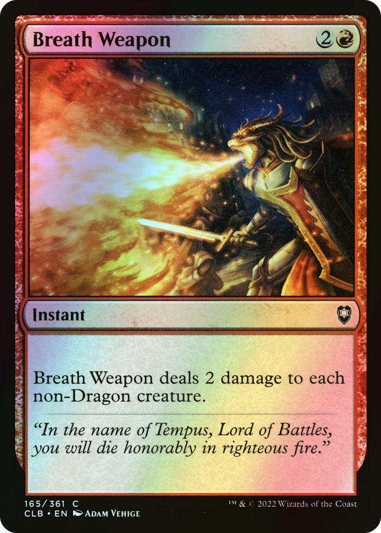 Breath Weapon (CLB) #165 [EN/F]