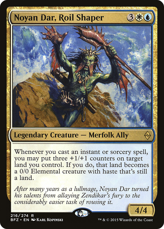 Noyan Dar, Roil Shaper (BFZ) #216 [EN/N]