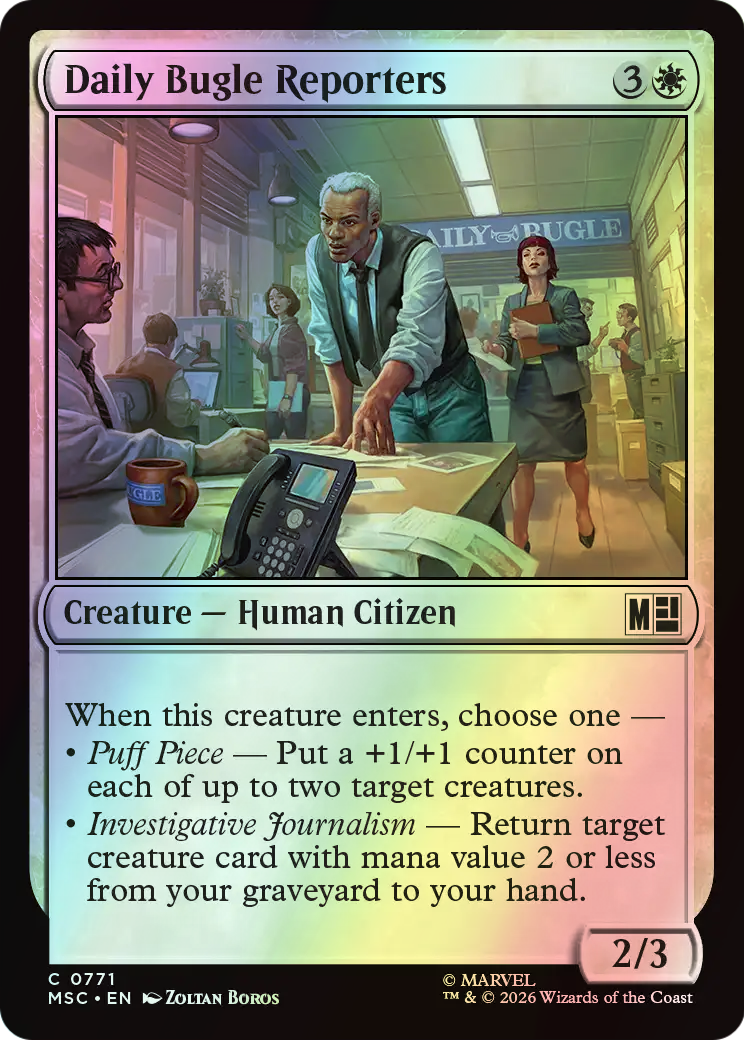 Daily Bugle Reporters (MSC) #771 [EN/F] s/o