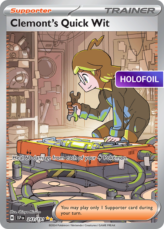Clemont's Quick Wit (SSP) #243 [EN/H] s/o