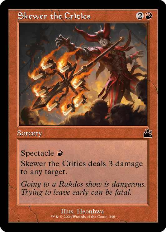 Skewer the Critics (RVR) #340 [EN/N]