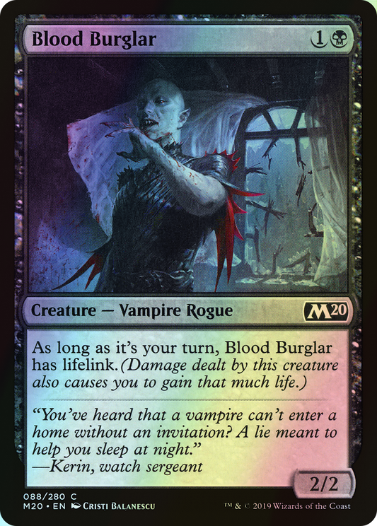 Blood Burglar (M20) #88 [EN/F]