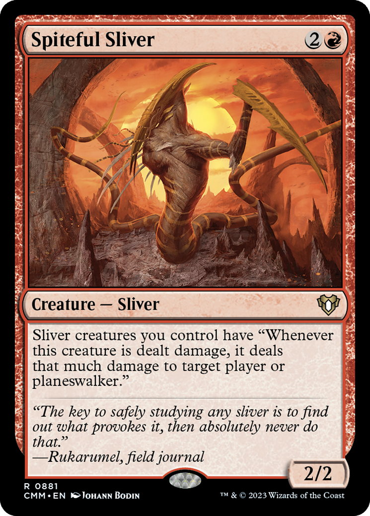 Spiteful Sliver (CMM) #881 [EN/N]