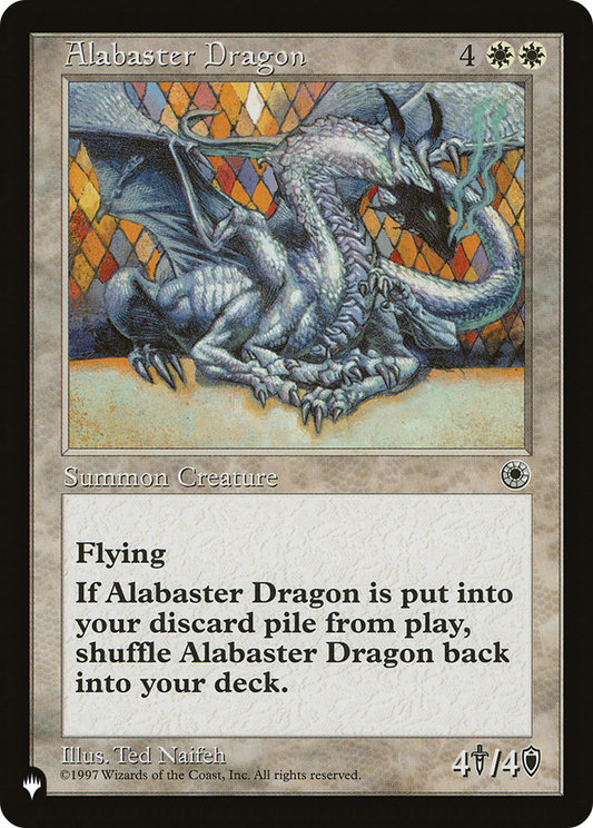 Alabaster Dragon (PLST) #POR-1 [EN/N]