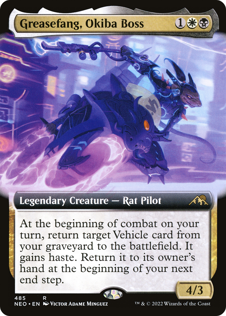 Greasefang, Okiba Boss (NEO) #485 [EN/N] s/o