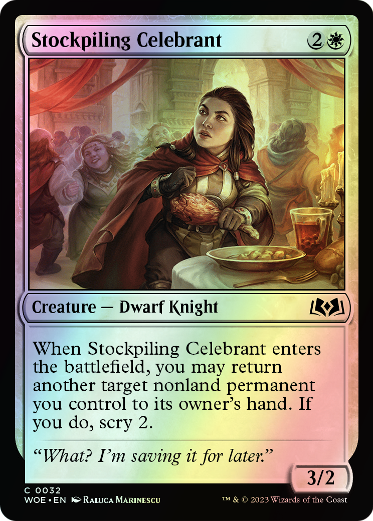 Stockpiling Celebrant (WOE) #32 [EN/F] s/o