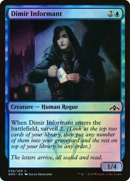 Dimir Informant (GRN) #36 [EN/F]