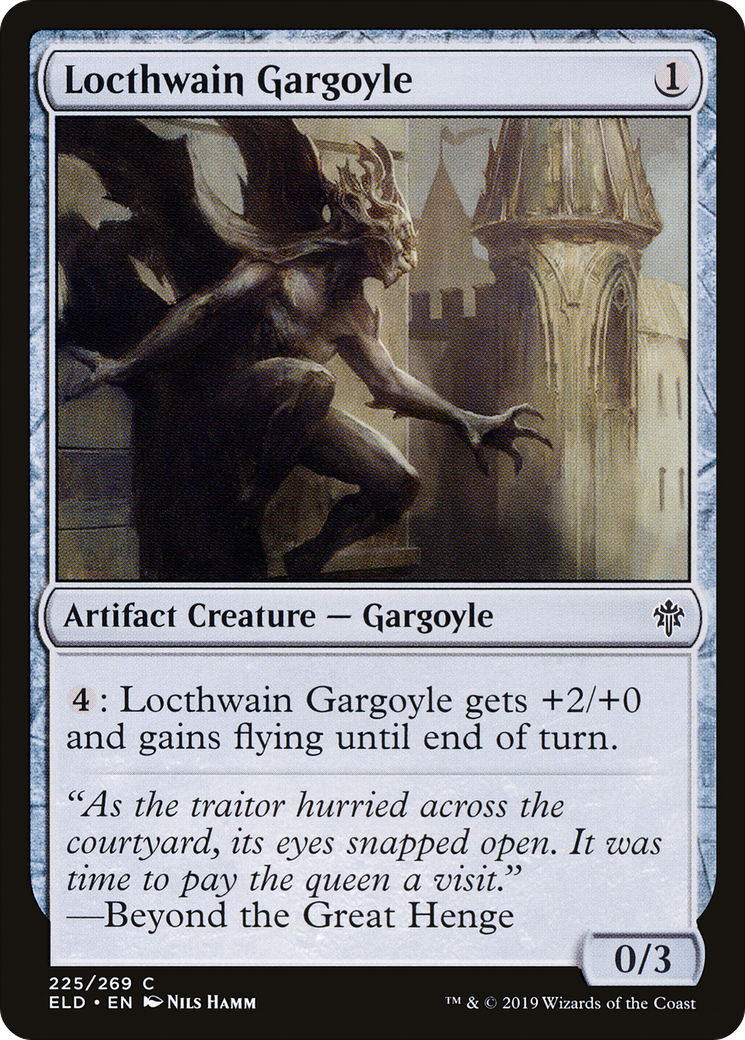 Locthwain Gargoyle (ELD) #225 [EN/N]