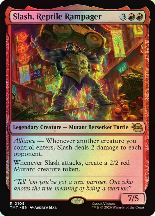 Slash, Reptile Rampager (TMT) #108 [EN/F] s/o