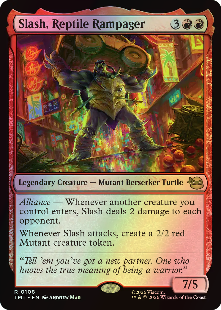 Slash, Reptile Rampager (TMT) #108 [EN/F] s/o