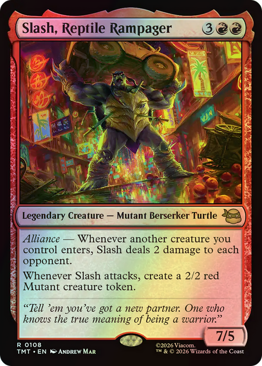 Slash, Reptile Rampager (TMT) #108 [EN/F] s/o