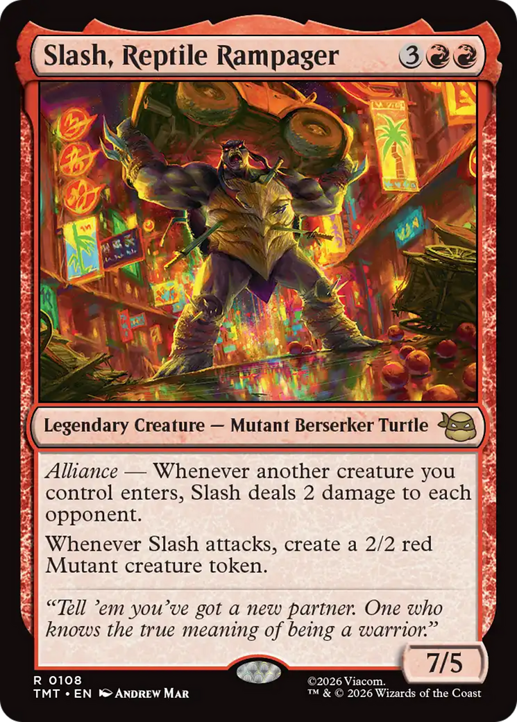Slash, Reptile Rampager (TMT) #108 [EN/N] s/o
