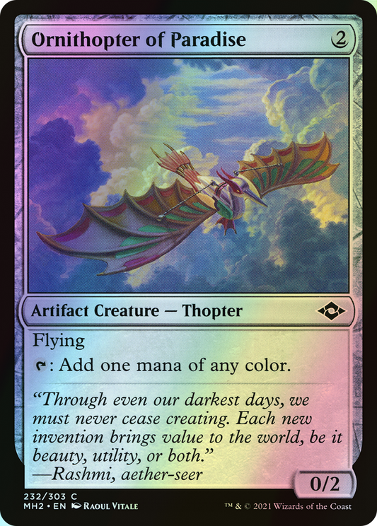 Ornithopter of Paradise (MH2) #232 [EN/F] s/o