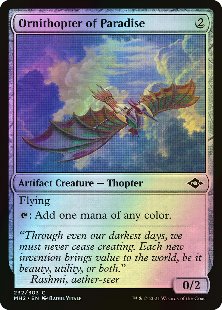 Ornithopter of Paradise (MH2) #232 [EN/F] s/o