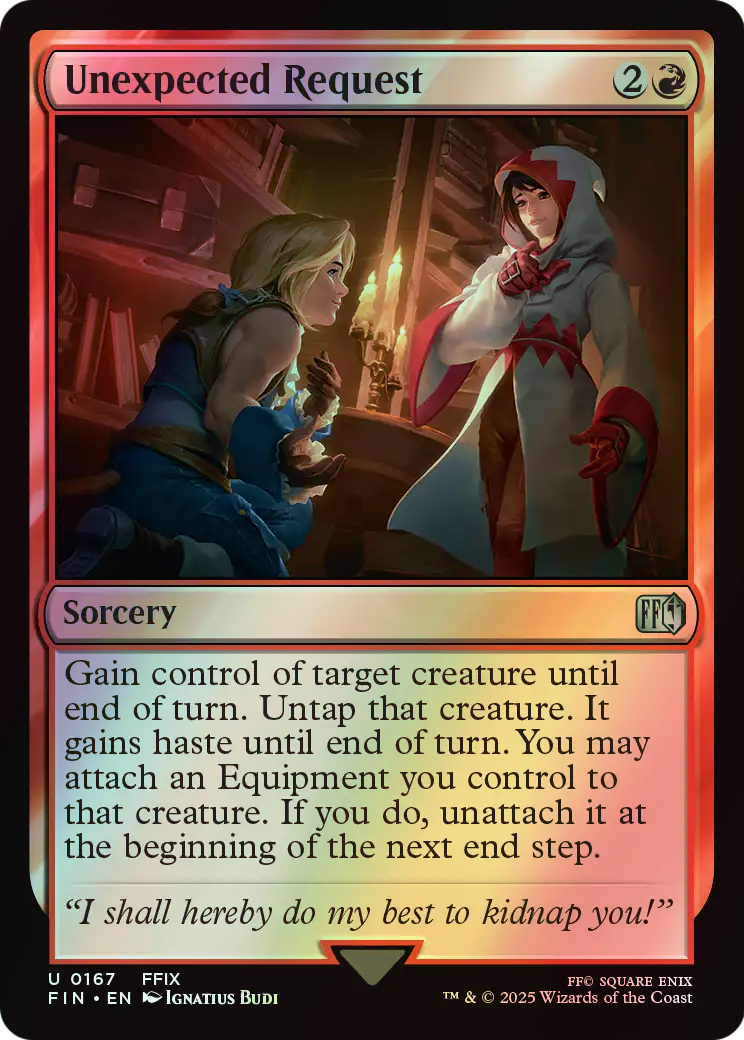 Unexpected Request (FIN) #167 [EN/F] s/o